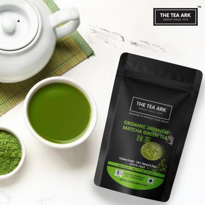 The Tea Ark Organic Japanese Matcha Green Tea Powder 50 gm (Pouch) - Green/Herbal Teas