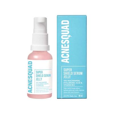 Acne Squad Pore Minimising Super Shield Serum Jelly With 10 Percent Niacinamide 30 ml - Essences