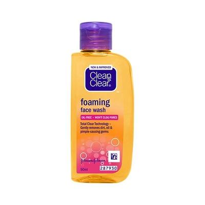 Clean & Clear Foaming Face Wash 50 ml - Face Wash & Cleansers