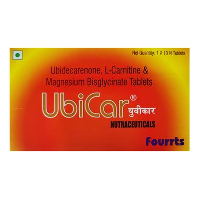 UBICAR NUTRACEUTICALS Tablet 10's Price, Uses, Side effects, Substitutes