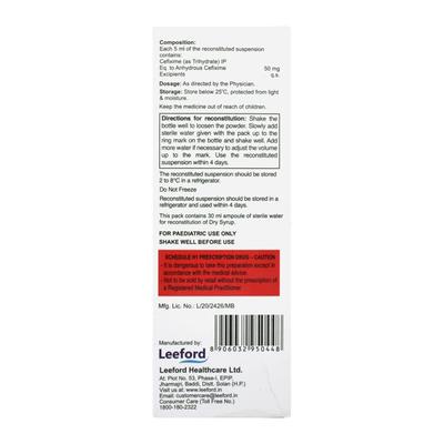 Cefitaxe 50 Orange Flavour Oral Suspension 30ml - Bacterial Infections-Cep