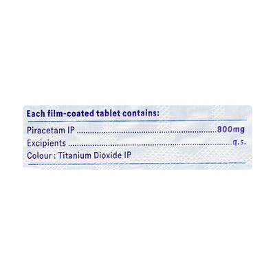 Nootropil 800mg Tablet 30'S - Nootropics And Neurotrophics