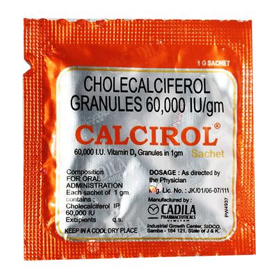 Calcirol 60000IU Granules 1gm - Supplements-Vit