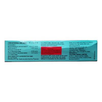 Quadriderm RF Cream 10gm - Fungal Infections-Taa
