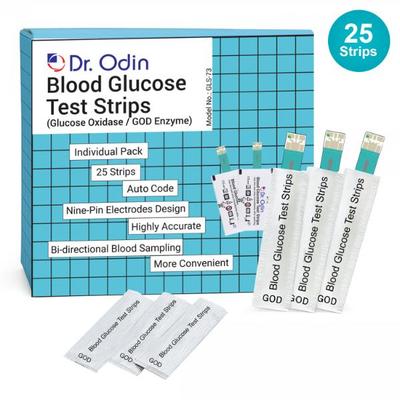 Dr. Odin Blood Glucose Test Strips - (GOD) (GLS-73) 25's - Blood Glucose Monitors/Test Strips