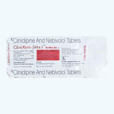 Cilnikem Beta 5 Tablet 10 'S - Hypertension-Cal