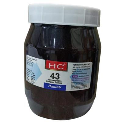 Haslab HC 43 (Homeopathic Complex) Tablet 450 g - Homeopathic Complex Tablet