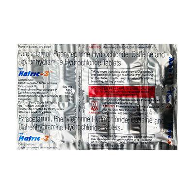 HATRIC NEW 3 Tablet 10's - Cough And Cold-Cou