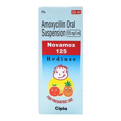 Novamox 125mg Rediuse Suspension 30ml - Bacterial Infections-Pen