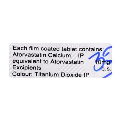 Lipitab 10mg Tablet 10'S - High Cholesterol-Dys