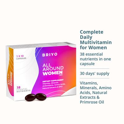 Briyo All Around Women Capsules (Pack of 3 x 10's) 1's - Women Health