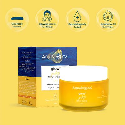 Aqualogica Glow Plus Gelato Face Mask 100 gm - Masks & Peels