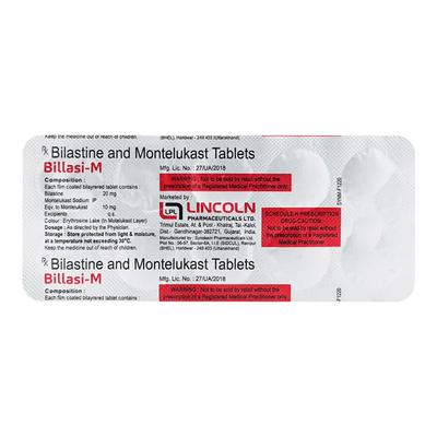 BILLASI M Tablet 10's - Allergies-Ant