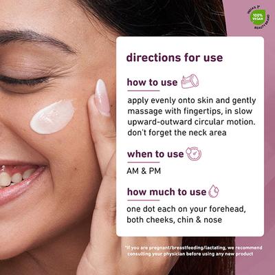 Plum 1% Resveratrol & Vitamin C Anti-Aging Face Moisturizer For Glowing Skin 50 gm - Face Moisturizers