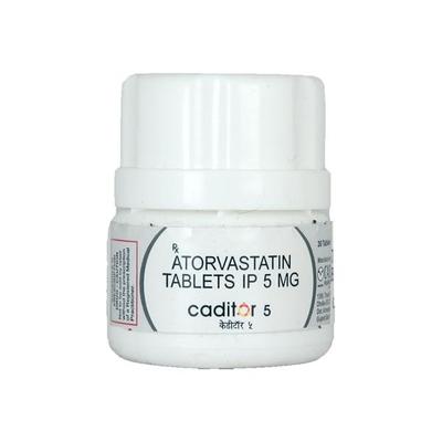 Caditor 5mg Tablet 30'S - High Cholesterol-Dys