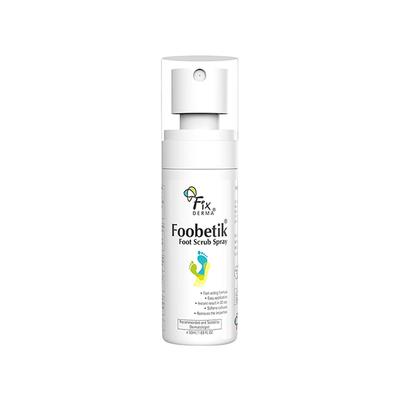 Fixderma Foobetik Foot Scrub Spray Dead Skin & Tan Removal Darkness Blackness Removal Scrub 50 ml - Foot Care