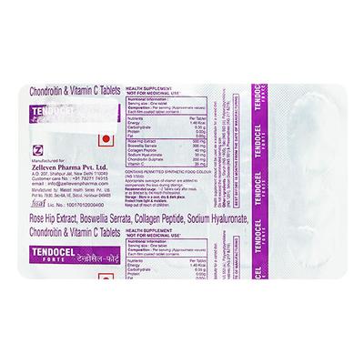 Tendocel Forte Tablet 10'S - Supplements-Vam