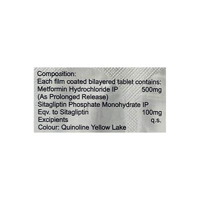 SITABLESS MXR 100/500 Tablet 15's - Diabetes-Ant