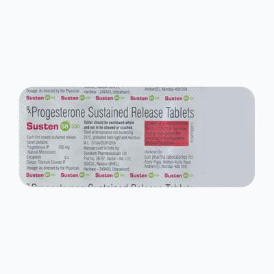 Susten SR 200mg Tablet 10'S - Hormonal Therapy-Oes