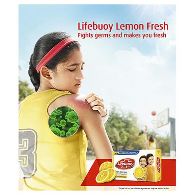 Lifebuoy Lemon Fresh Soap (Buy 5 Get 2 Free) 875 gm - Soaps