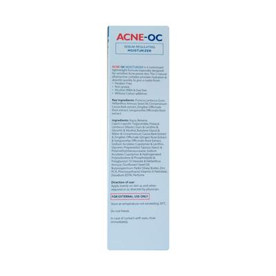 ACNE OC SEBUM REGULATING Moisturiser 75gm - Dry Skin-Emo