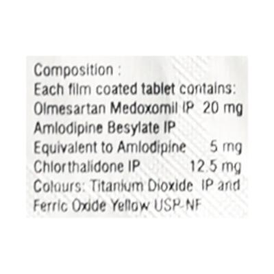 TRIOLMESAR CH 20 Tablet 15's - Hypertension-Ang