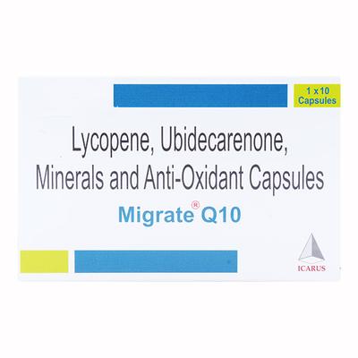 Migrate Q10 Capsule 10's - Supplements-Sup