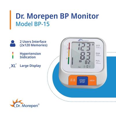 Dr. Morepen Blood Pressure Monitor Fully Automatic (BP-15) 1's - Blood Pressure Monitor Device