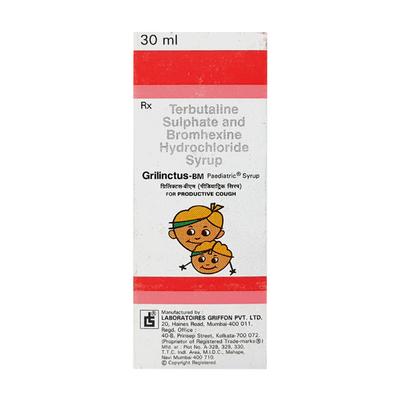Grilinctus BM Paediatric Syrup 30ml - Cough And Cold-Cou