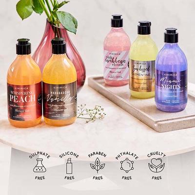 Kimirica Madagascar Vanilla Nourishing Shower Gel with Nettle Extract, All Skin Type 300ml - Shower Gels & Body Wash
