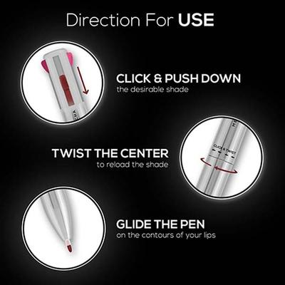 RENEE Draw 4 4-IN-1 Lip Liner 0.4 gm - Lip Liners