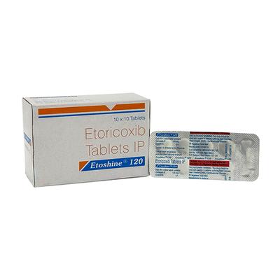Etoshine 120mg Tablet 10'S - Pain relief-Nsa