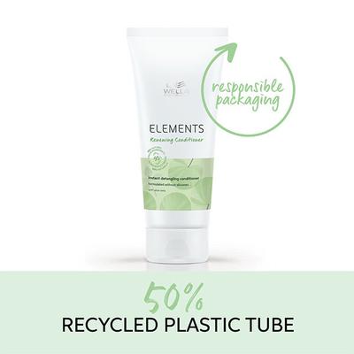 Wella Professionals Elements Gentle Renewing Conditioner-Instant Detangling For All Hair Types 200 ml - Conditioners