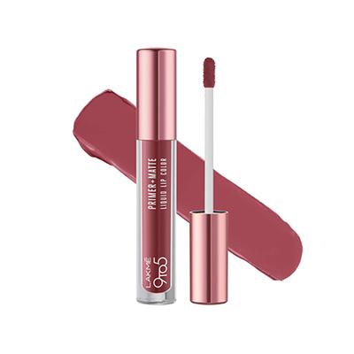 Lakme 9to5 Primer + Matte Liquid Lip Color MB1 Hustling Nude 4.2 ml - Primer