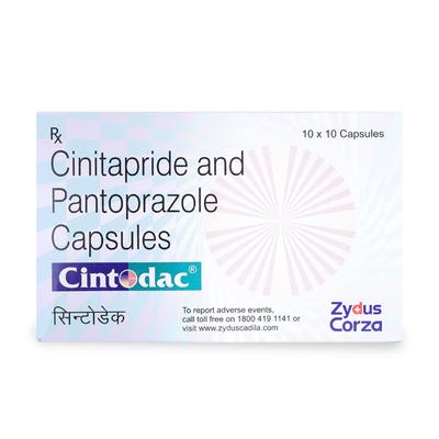 Cintodac Capsule 10'S - Ulcer/Reflux/Flatulence-Aaa