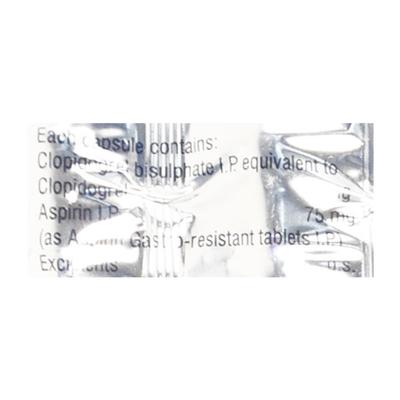 Clopitab A 75mg Capsule 15'S - Blood Clot-Ant