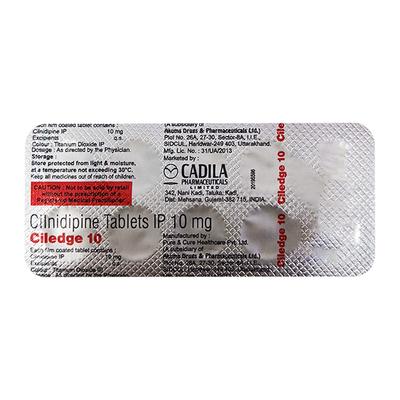 Ciledge 10 Tablet 10'S - Hypertension-Cal