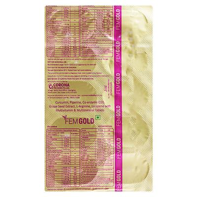 FEMGOLD Tablet 10's - Supplements-Vam
