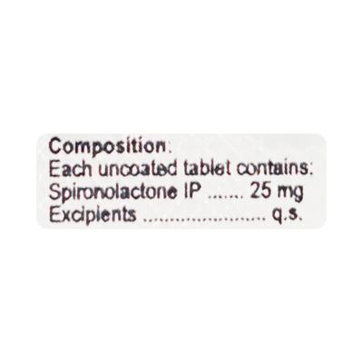 Aldactone 25mg Tablet 15'S - Hypertension-Diu