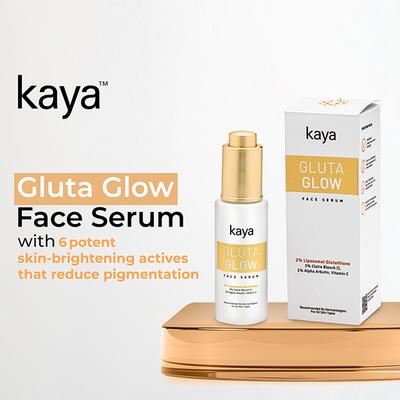 Kaya Gluta Glow Face Serum Pigmentation Reduction, Uv Damage Repairs 30 ml - Face Serum