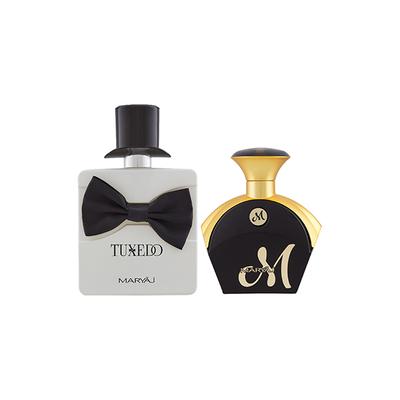 Maryaj Tuxedo EDP Spicy Woody Perfume And Maryaj M For Her EDP Fruity Floral Perfume 190 ml - Perfumes (Edt/Edp)