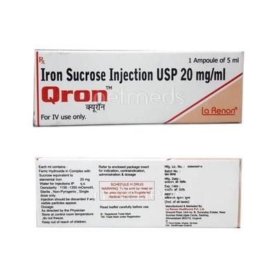 Qron Injection 5ml - Iron Supplement/Anaemia-Vma
