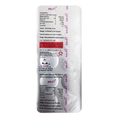 Zyb12 D Tablet 10's - Neuropathic Pain-Dru