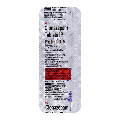 Petril 0.5mg Tablet 10'S - Anxiety-Anx