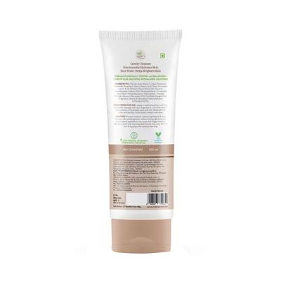 Mamaearth Rice Face Wash with Rice Water & Niacinamide for Glass Skin B3+ 100ml - Face Wash & Cleansers