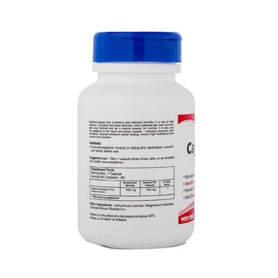 Healthvit Cayenne Capsules 60's - Digestive Health