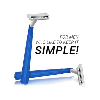 Zlade Eazyglide II Twin-Blade Razor for Men 12's - Razors & Cartridges