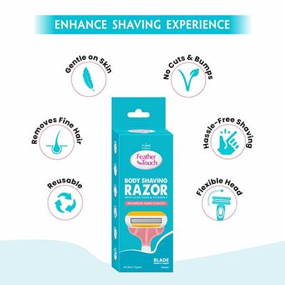 Vi-John Women Feather Touch Body Shaving Razor 1's - Hair Removal Cream