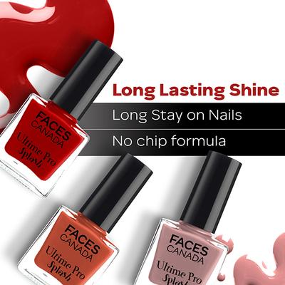 Facescanada Ultime Pro Splash Nail Enamel Pink Rouge 103 8 ml - Nail Polish