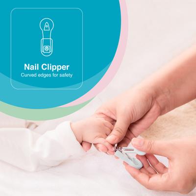 Vega Baby & Mom Nail Scissors, Clipper, Filer Set & BPA Free 1's - Baby Grooming